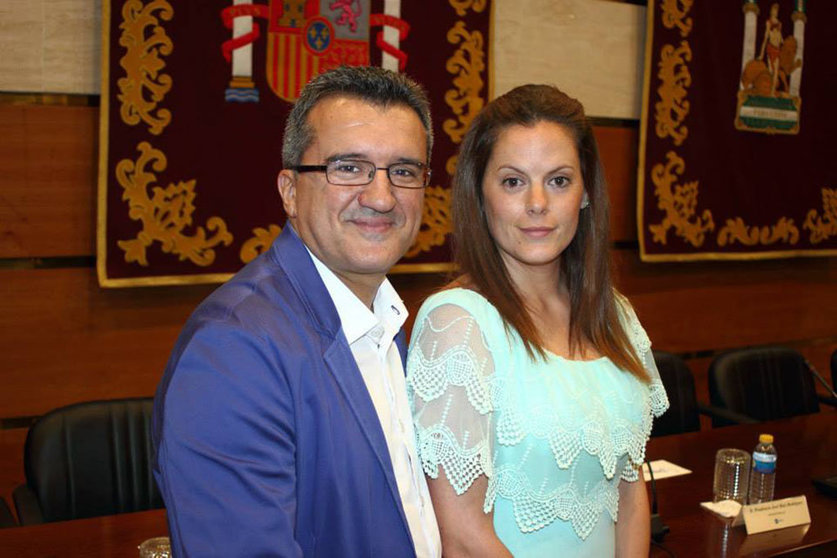 Javier Caravias y Tania Sánchez, IU. Foto: A. Doctor / El Ágora