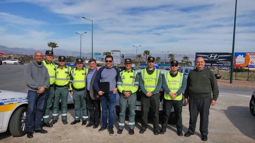 Recorrido Vuelta Andalucía Guardia civil y Concejalía tráfico