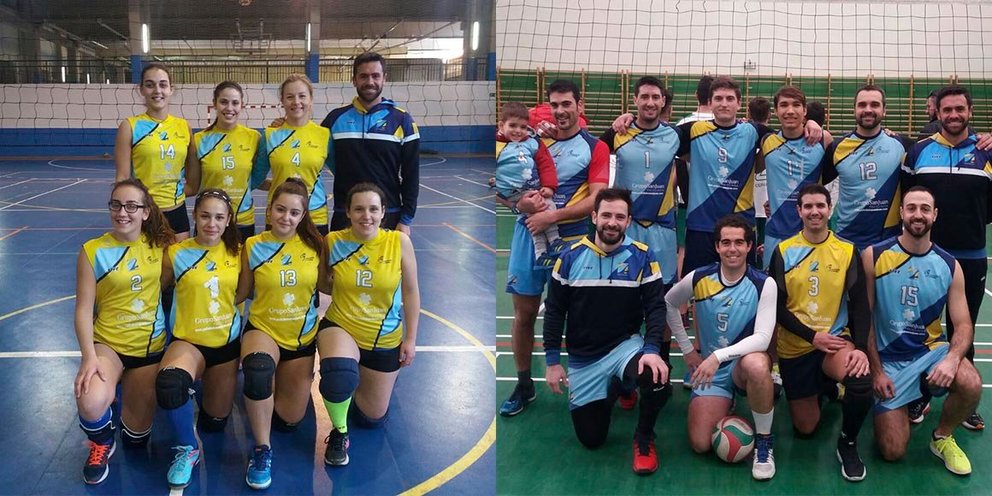 Equipo sénior femenino y masculino de voleibol (CVAT)