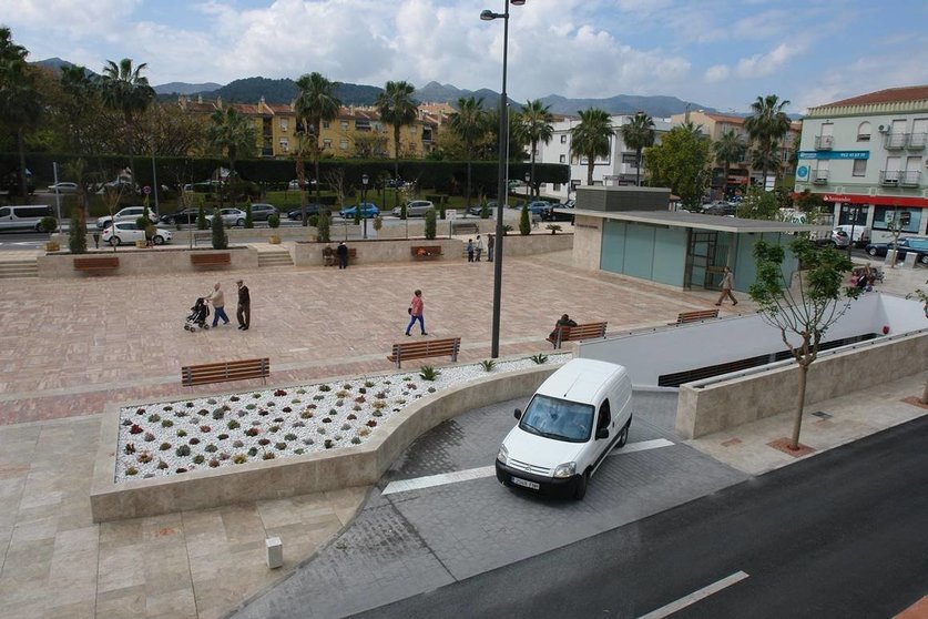 Parking de la plaza de España
