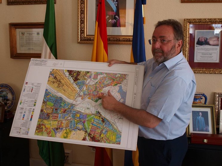 Joaquín Villanova y plano de la Ciudad Aeroportuaria