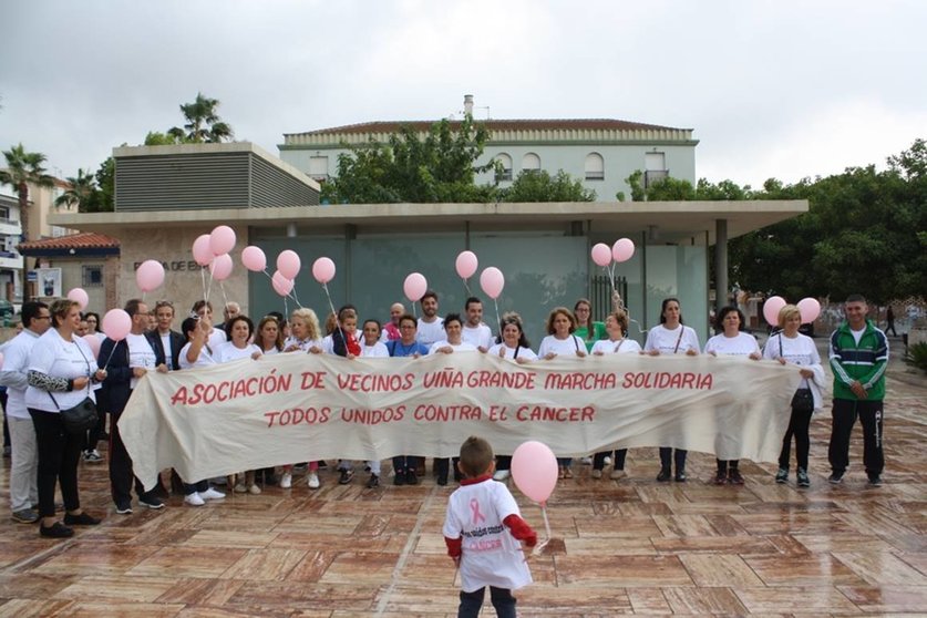 Los vecinos de Viñagrande marchan &#39;Todos unidos contra el cáncer&#39; | Archivo, 2015