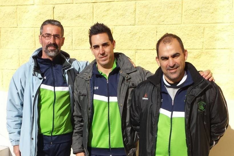 Mateo Garrido, Yeray Morales y Francisco Alberca