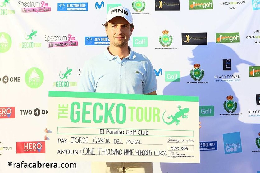 Jordi García del Moral logra una emocionante y emotiva victoria en Paraíso golf Club