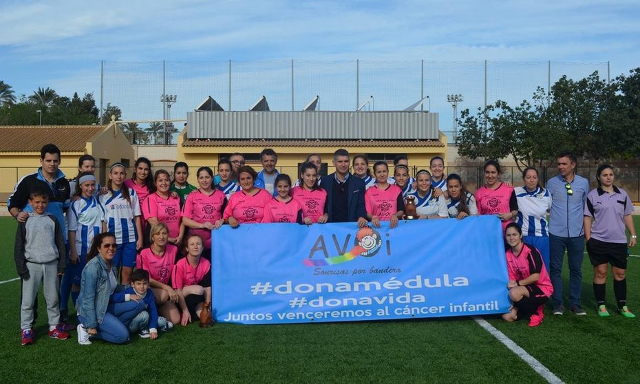 El fútbol femenino se une a favor de la donación de médula