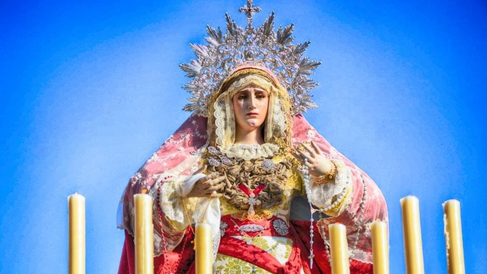 Virgen de la Amargura. Foto: J. de Molina | elfarodemalaga.es