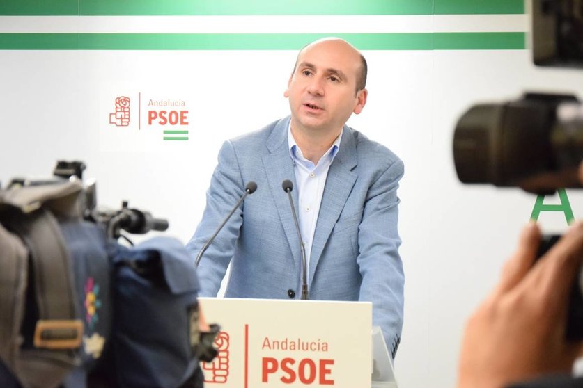 Francisco Conejo (PSOE), en rueda de prensa