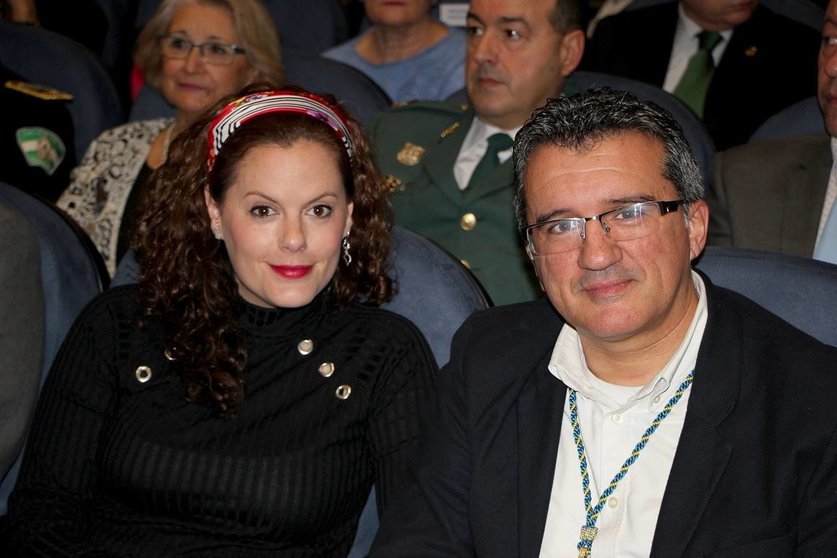 Tania Sánchez y Javier Caravias, IU. Foto A. Doctor El Ágora