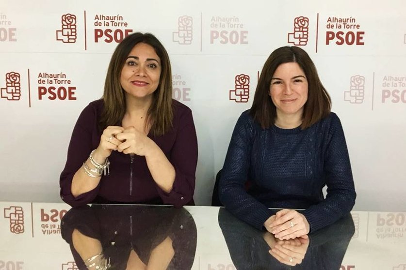 Micaela García y Patricia Gallego (PSOE)