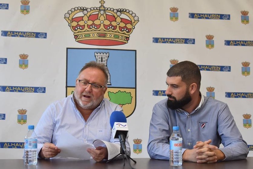 Joaquín Villanova y Mario Pérez en rueda de prensa