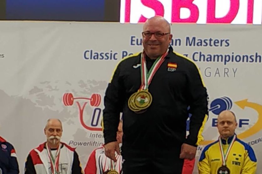 Alejandro Rodríguez, oro en Powerlifting