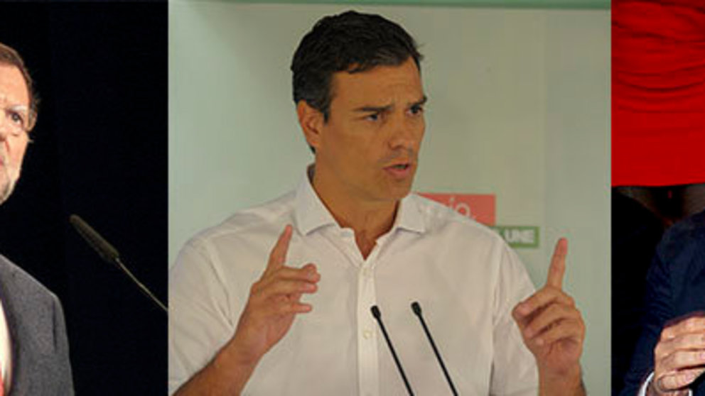 Rajoy, Sánchez y Rivera