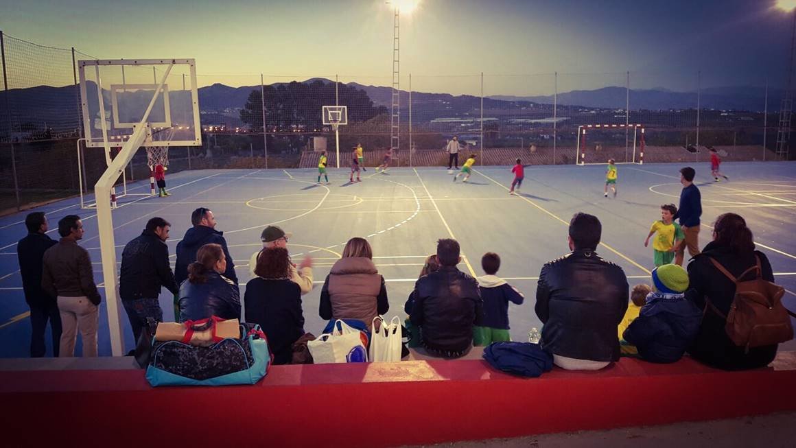 Competiciones de fútbol sala y basket de las Ligas Escolares. Foto Colegio El Pinar