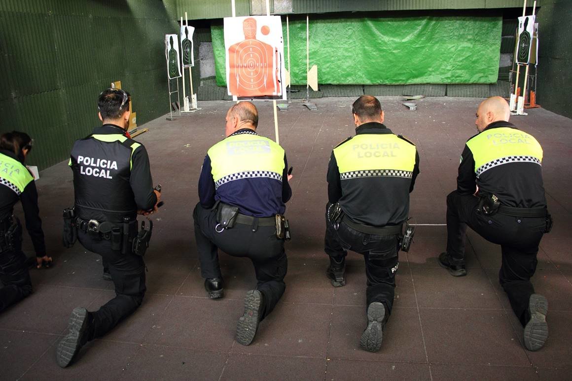 Jornada de entrenamiento, Policía Local. Foto A. Doctor El Ágora