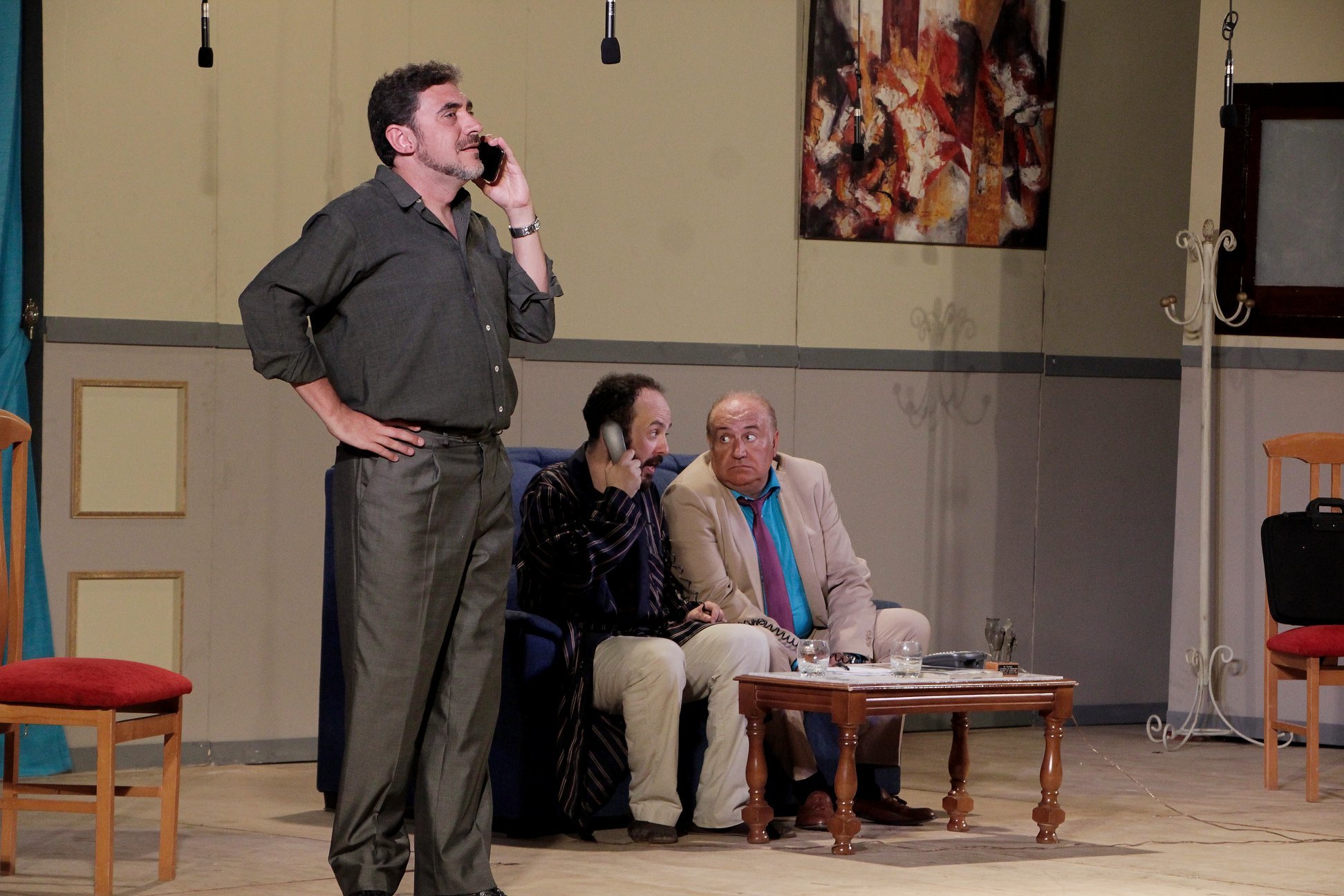 La cena de los idiotas, compañía de teatro Eslava. Foto A. Doctor El Ágora