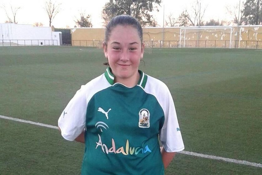 Cristina García participará con la selección malagueña alevín de fútbol sala en el Campeonato de Andalucía