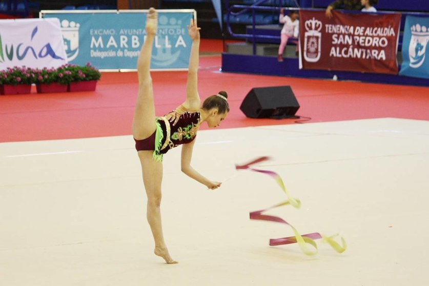 Gran participación de Mireya Valle en el Torneo Internacional Andalucía Cup, gimnasia rítmica