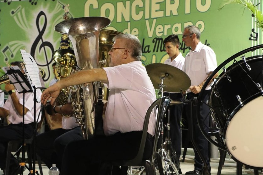 Concierto de verano, banda municipal de música. Foto: A.D. / El Ágora